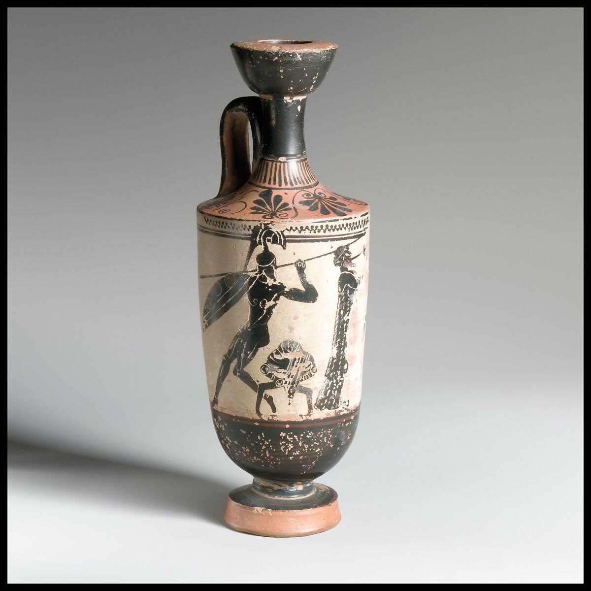 Lekythos, Attributed to the Athena Painter, Terracotta, Greek, Attic