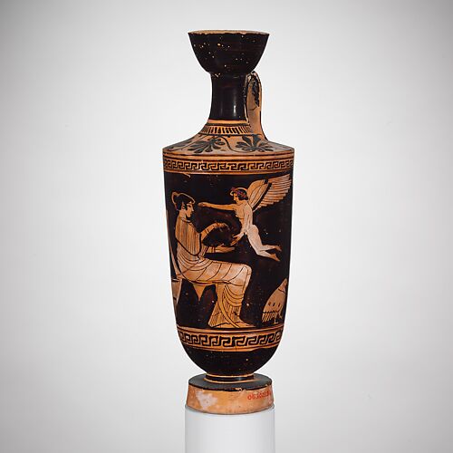 Terracotta lekythos (oil jar)