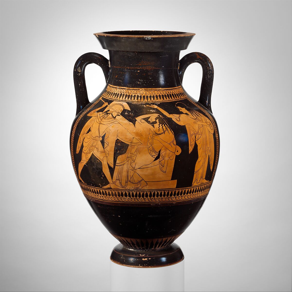 Attributed to the Nikoxenos Painter - Terracotta amphora (jar