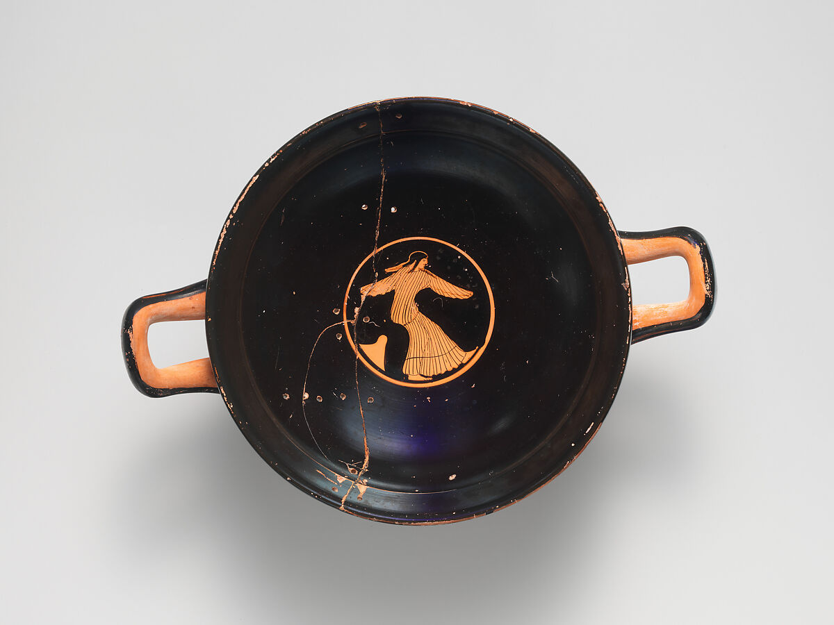 Kylix, Terracotta, Greek, Attic 