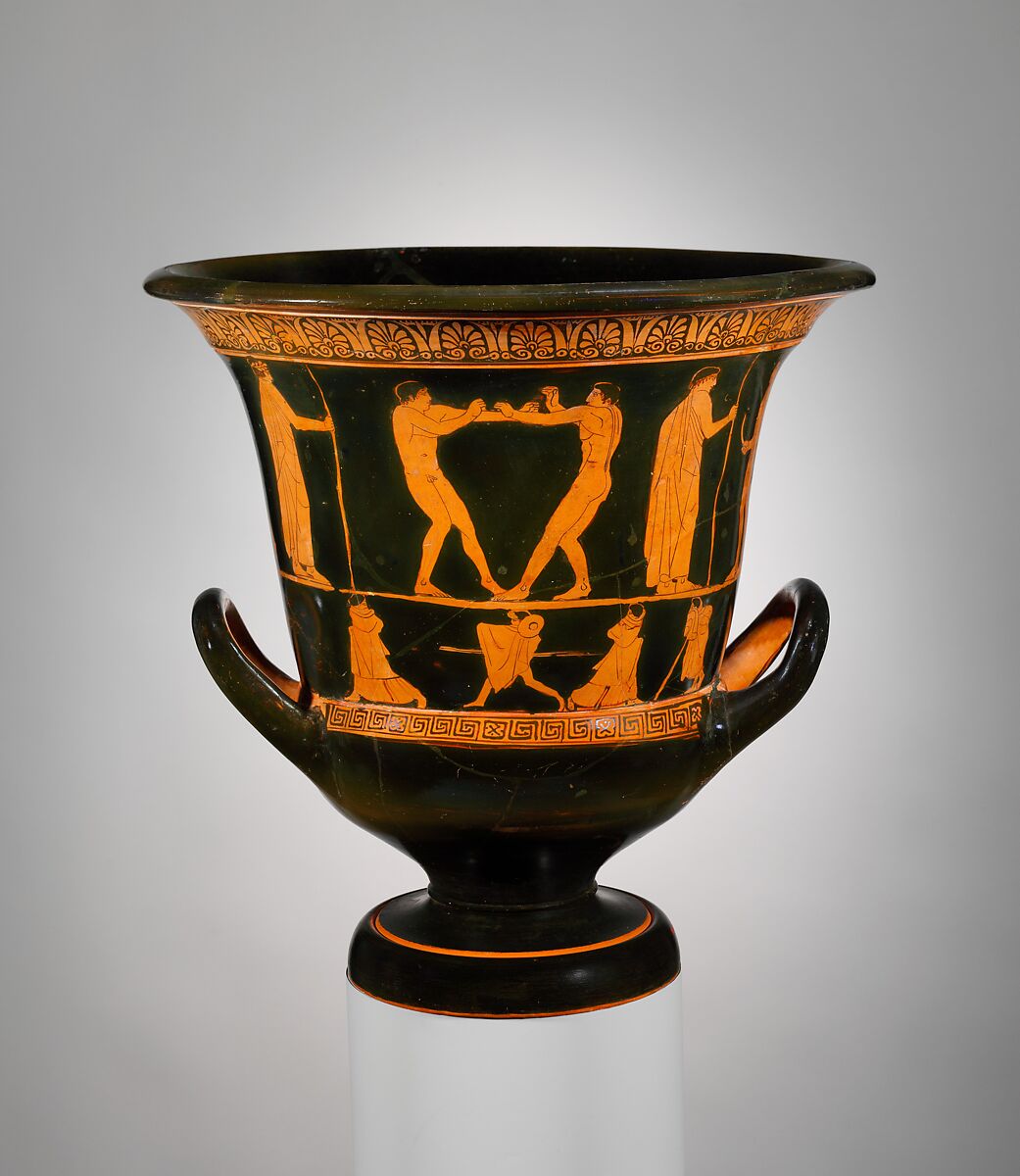 Attributed to the Painter of the Louvre Centauromachy, Terracotta, Greek, Attic