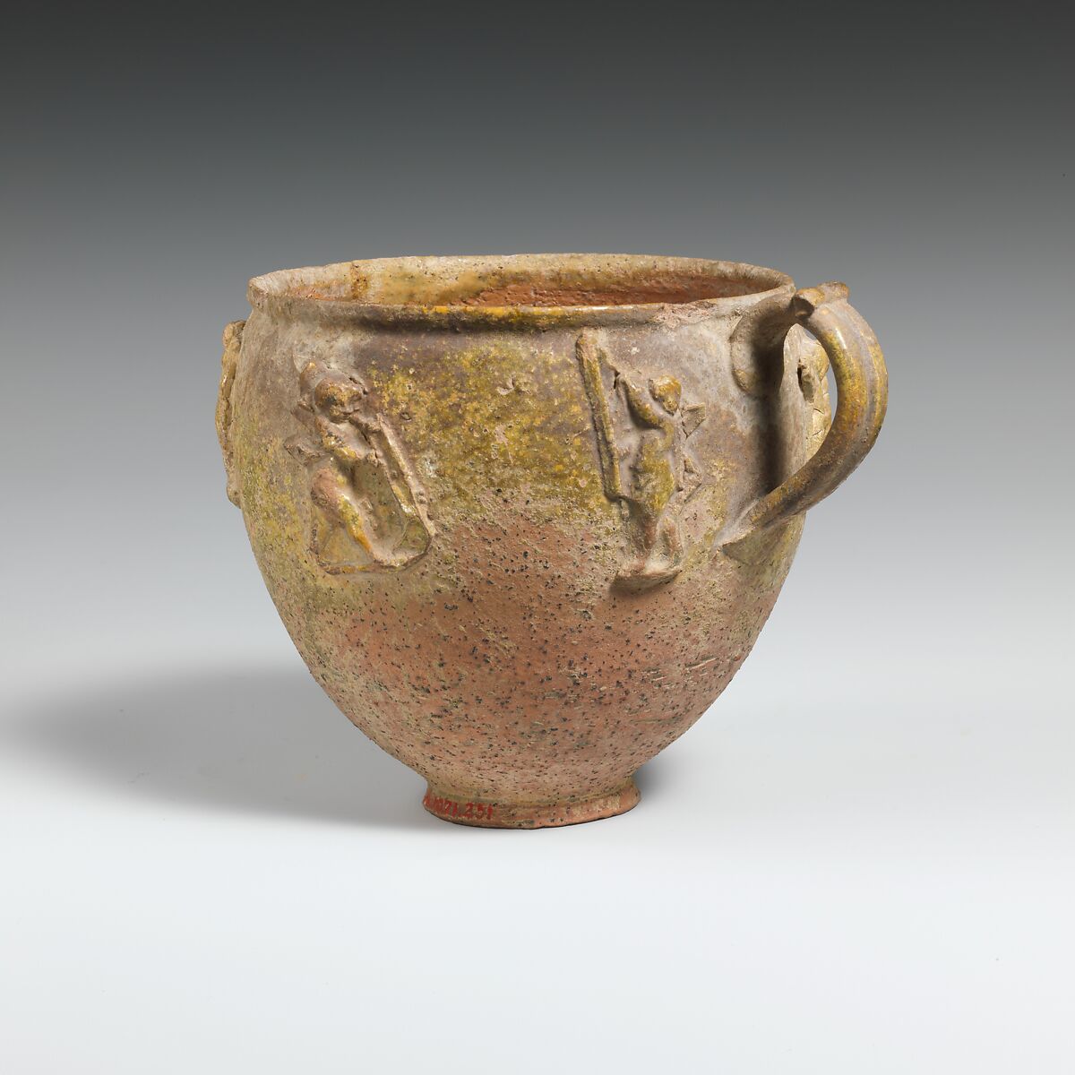 Terracotta cup, Terracotta, Roman