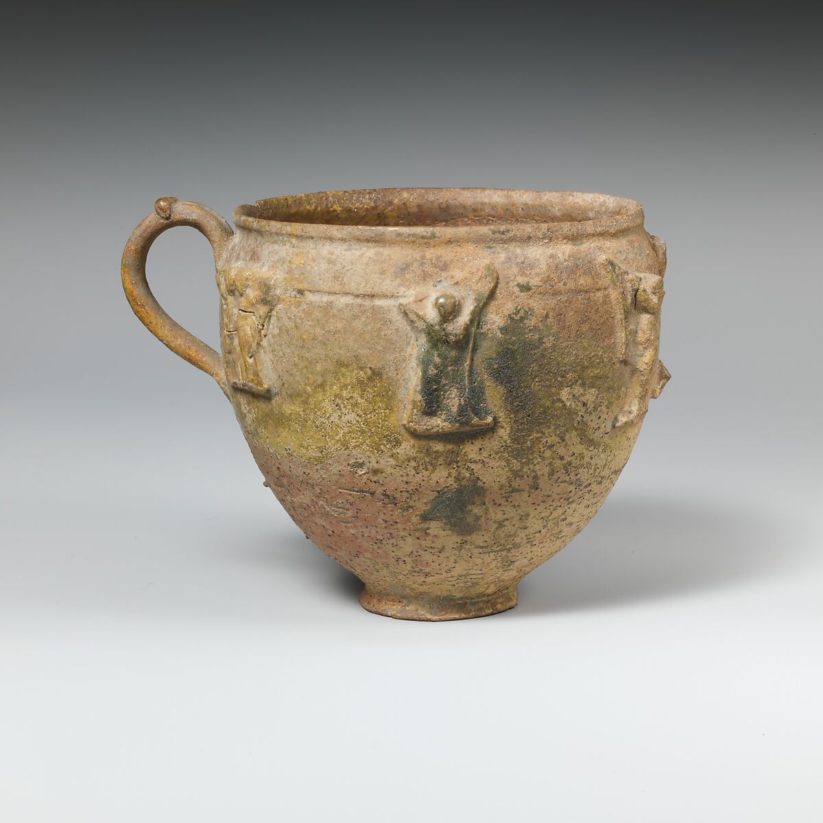 Terracotta cup, Terracotta, Roman