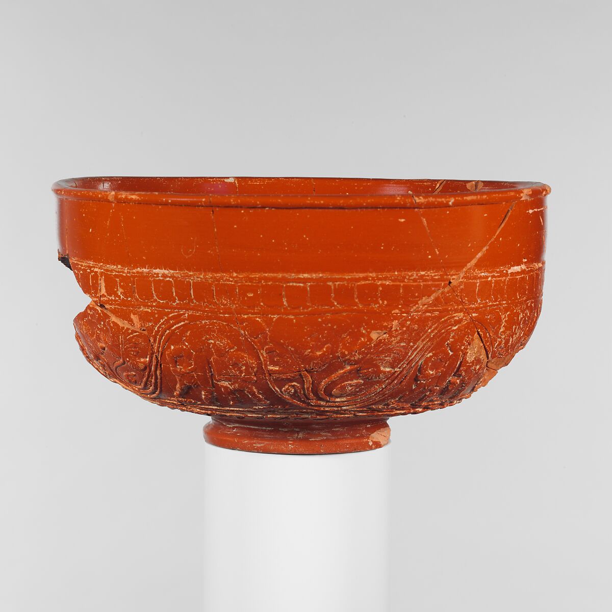 Terracotta bowl, Terracotta, Roman, South Gaulish 