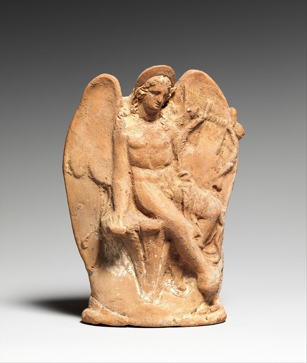 Terracotta Eros, Terracotta, Greek, probably Attic 