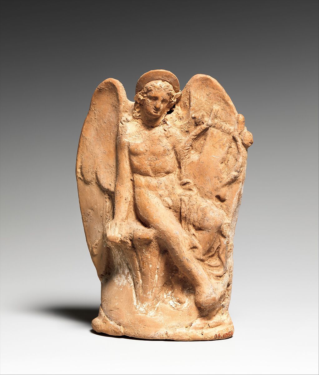 Terracotta Eros, Terracotta, Greek, probably Attic