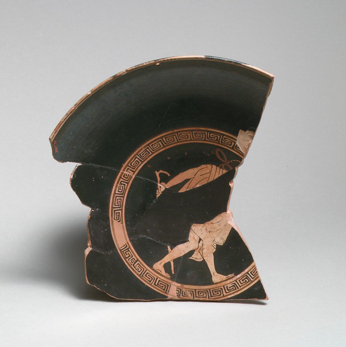Kylix fragments, 6, Attributed to the manner of the Antiphon Painter, Terracotta, Greek, Attic