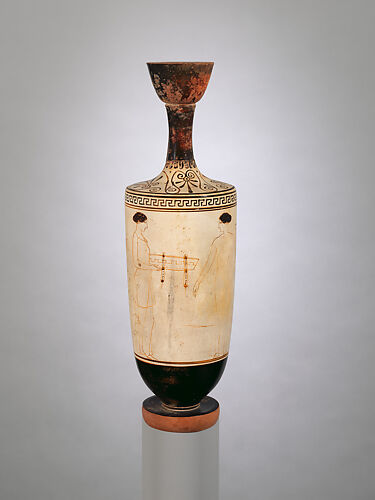 Terracotta lekythos (oil flask)