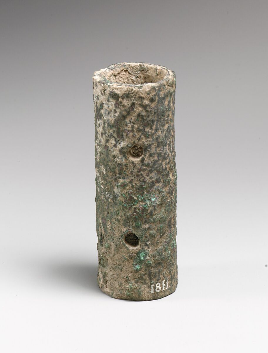 Bronze cylindrical fitting, Bronze, Minoan 