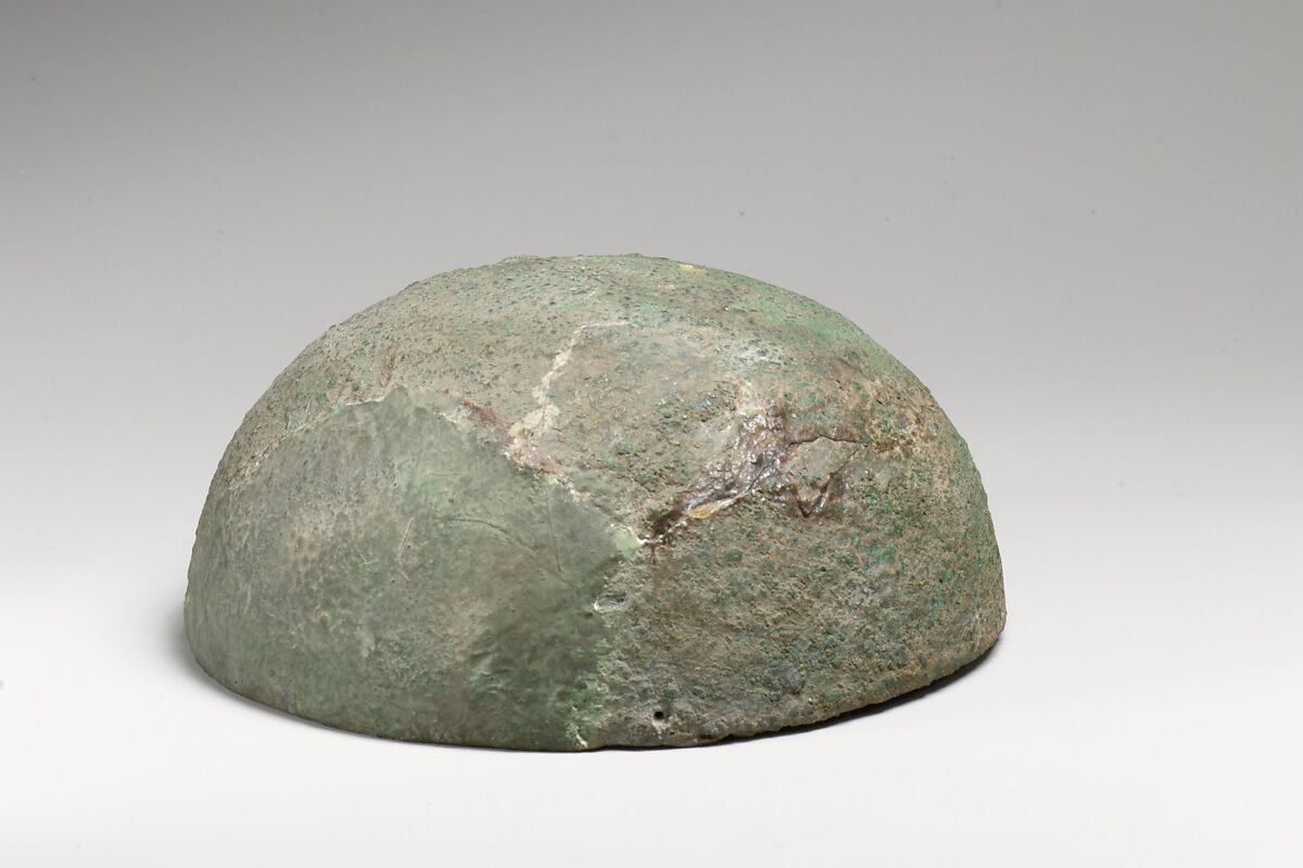 Bronze hemispherical bowl, Bronze, Cretan 