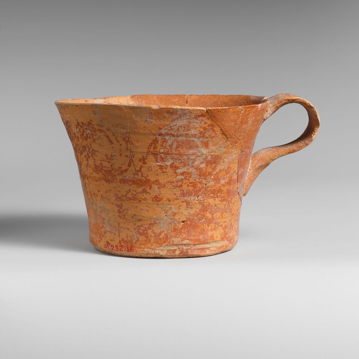 Terracotta straight-sided cup, Terracotta, Minoan 