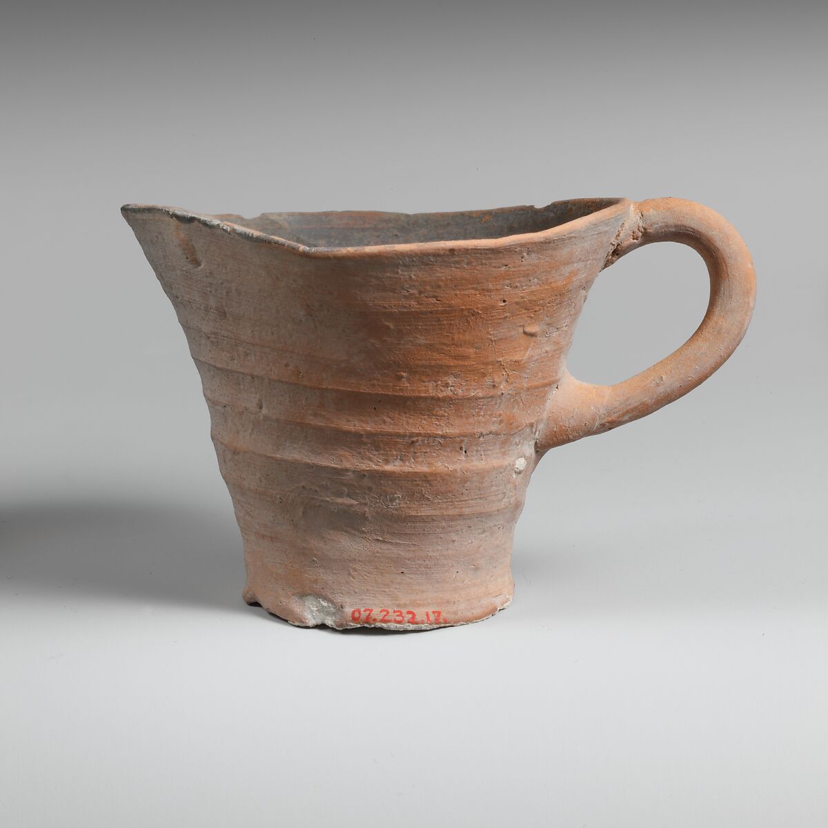 Terracotta one-handled cup, Terracotta, Minoan 