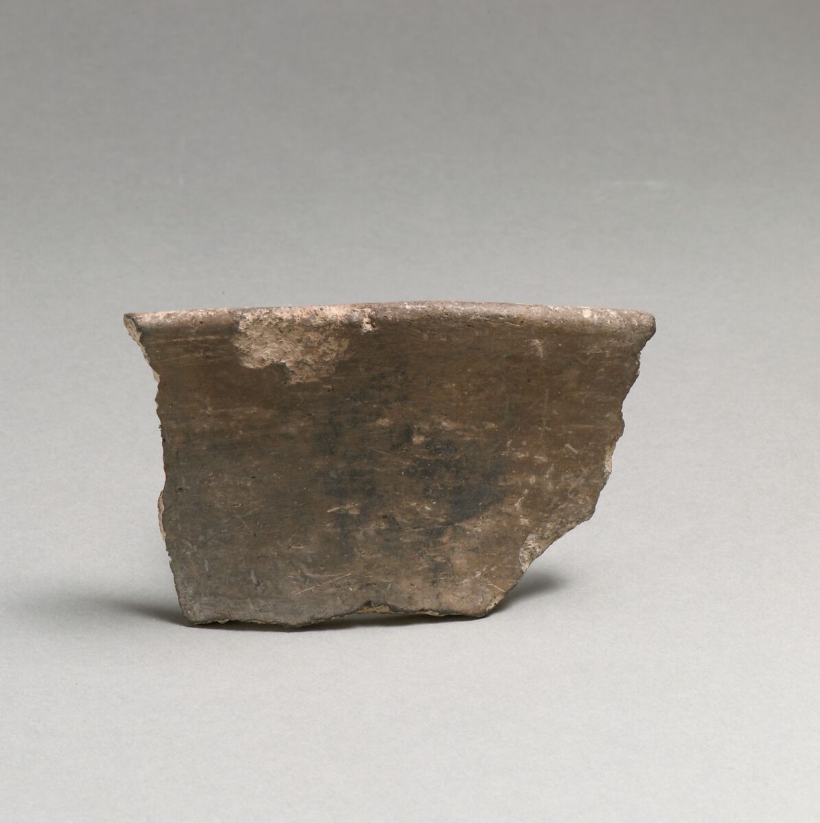 Vase fragment, Terracotta, Minoan 