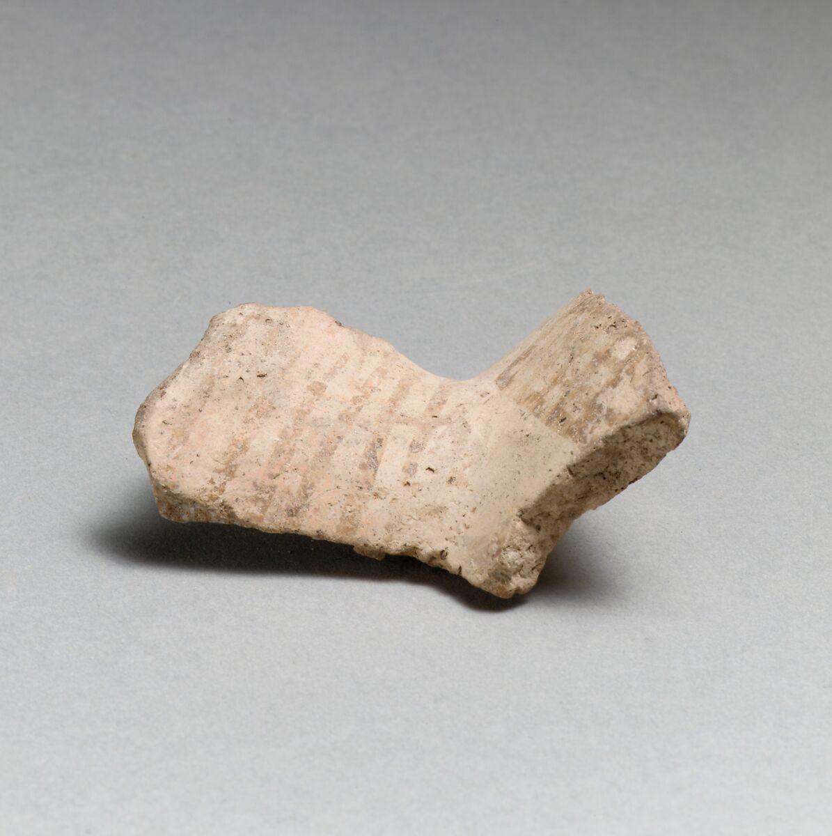 Vase fragment, Terracotta, Minoan 