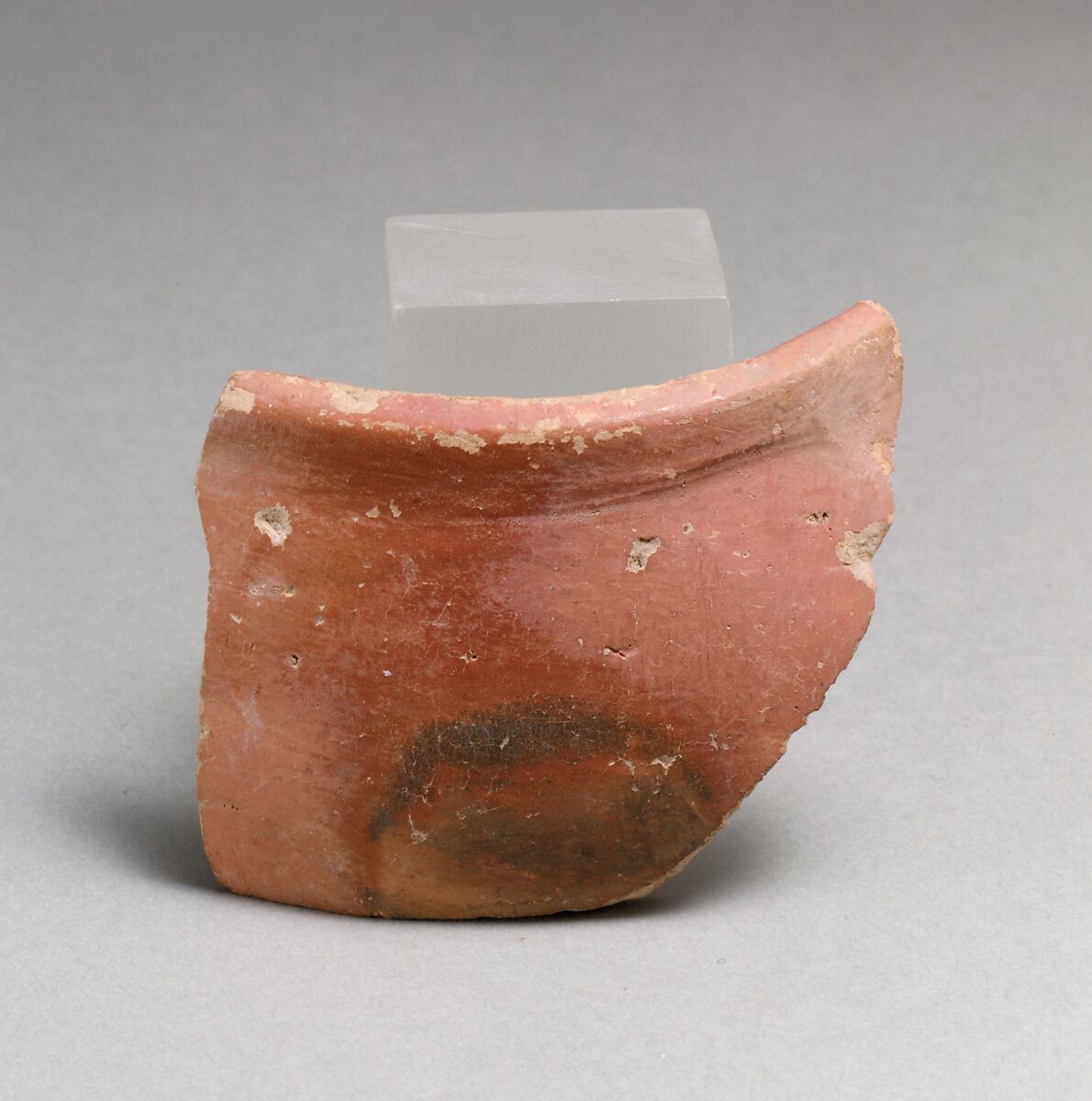 Vase fragment, Terracotta, Minoan 