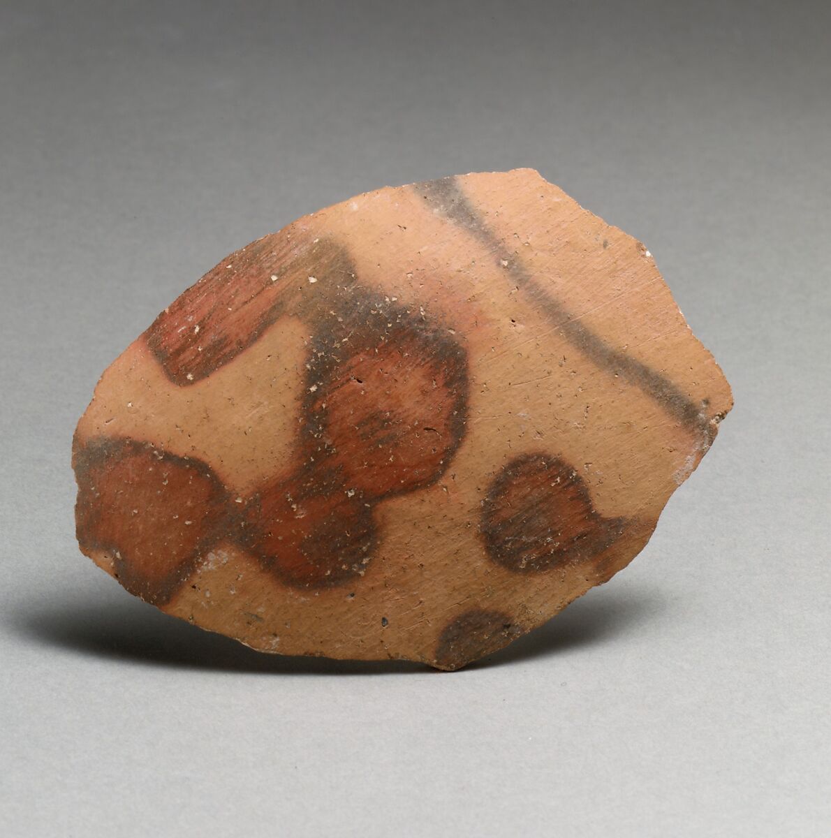 Vase fragment, Terracotta, Minoan 