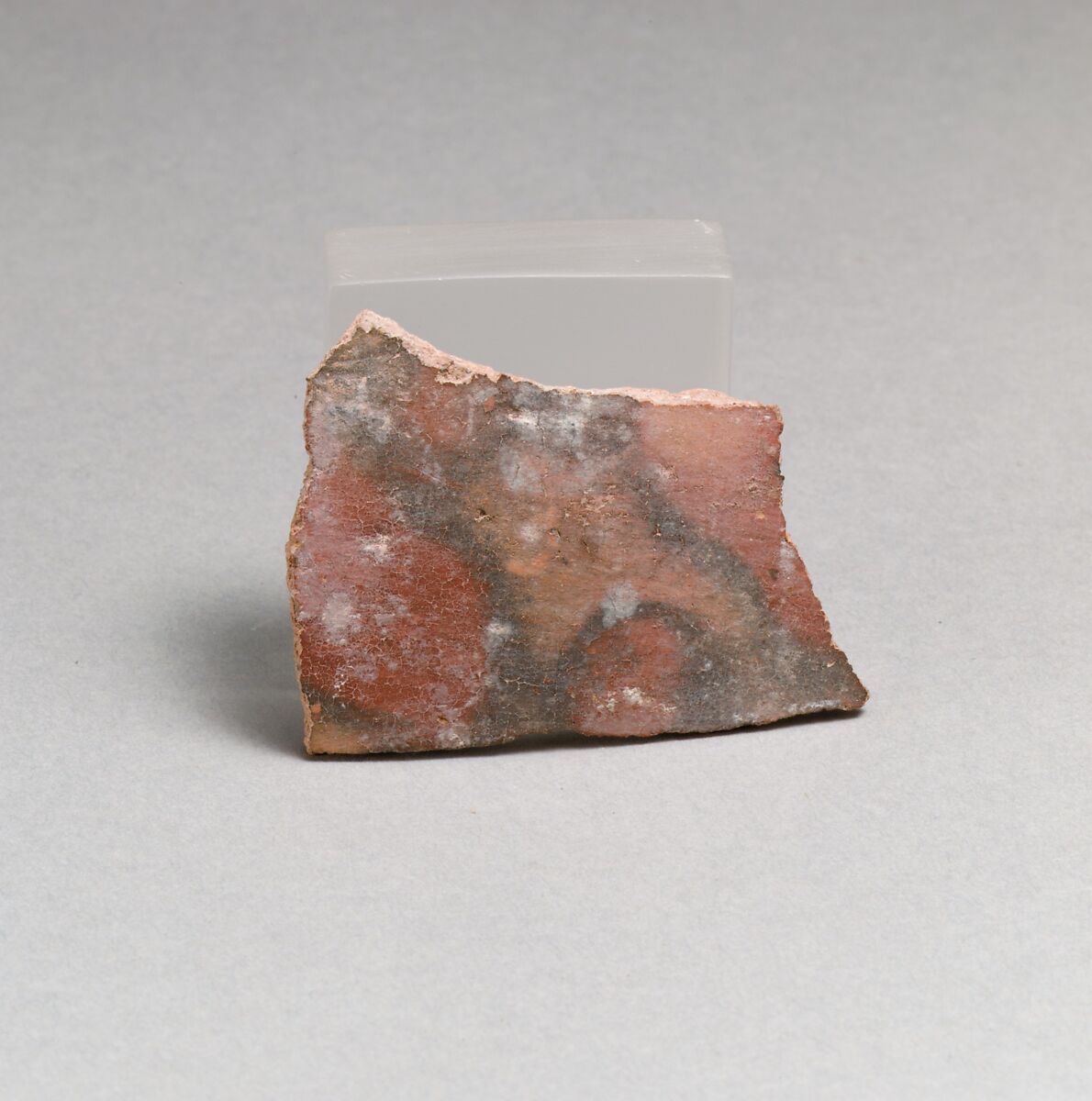 Vase fragment, Terracotta, Minoan 