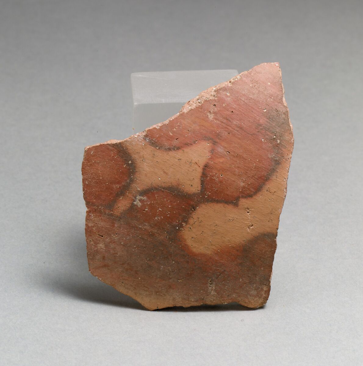 Vase fragment, Terracotta, Minoan 