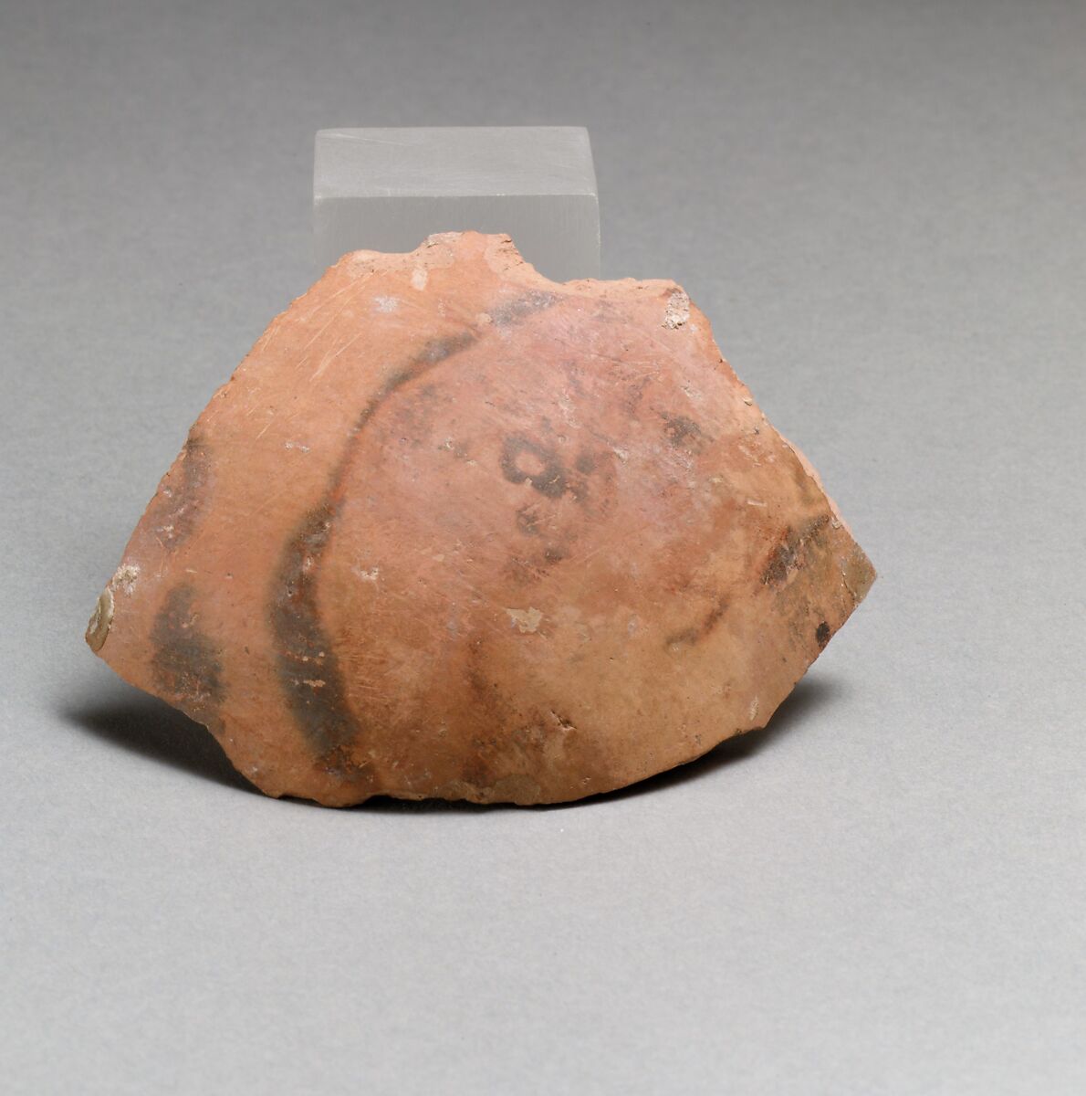 Vase fragment, Terracotta, Minoan 