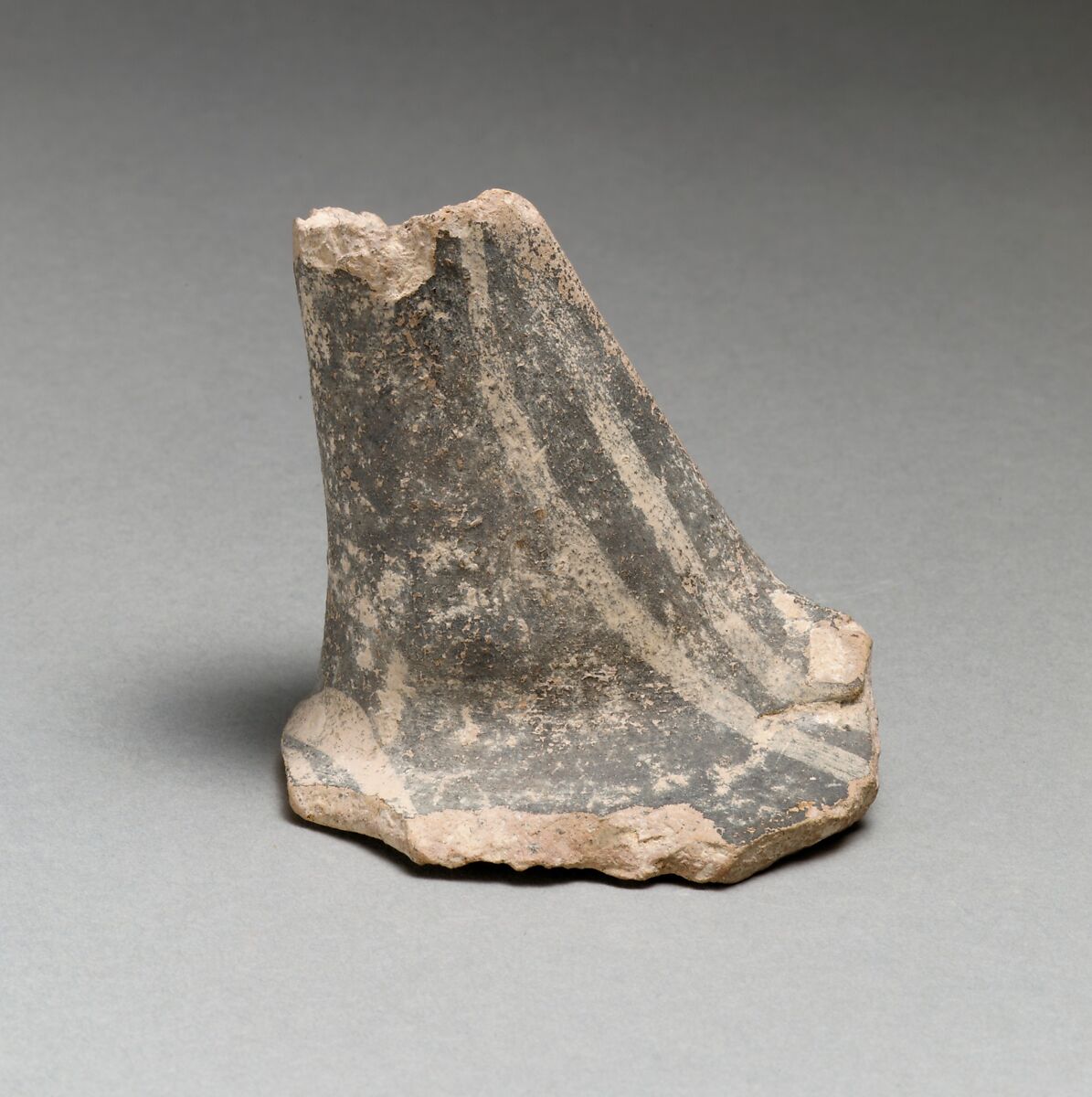 Vase fragment, Terracotta, Minoan 