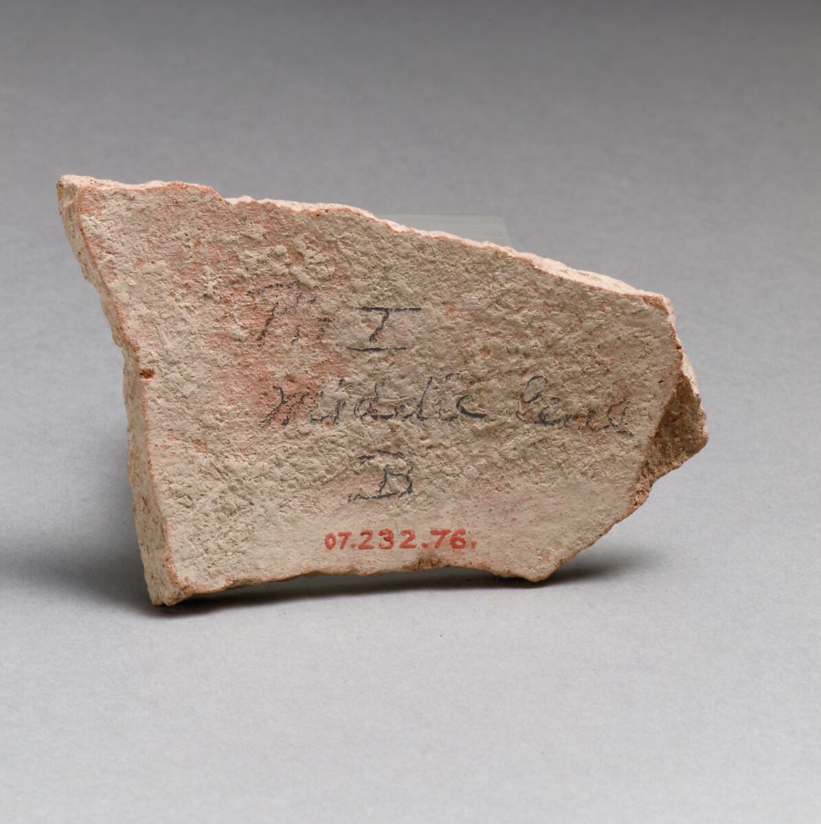 Vase fragment, Terracotta, Minoan