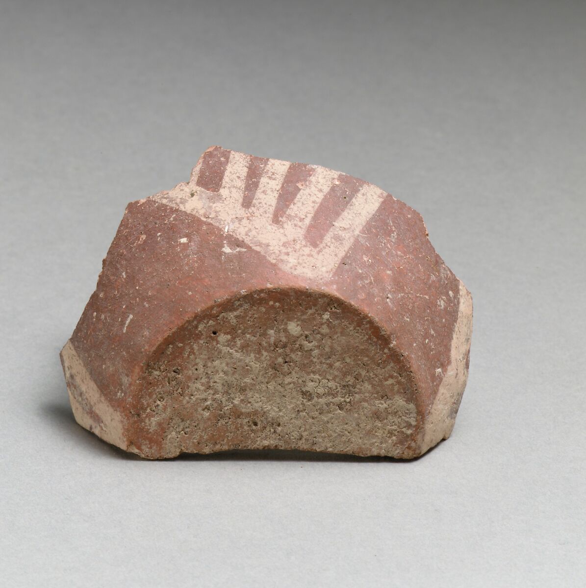 Vase fragment, Terracotta, Minoan 