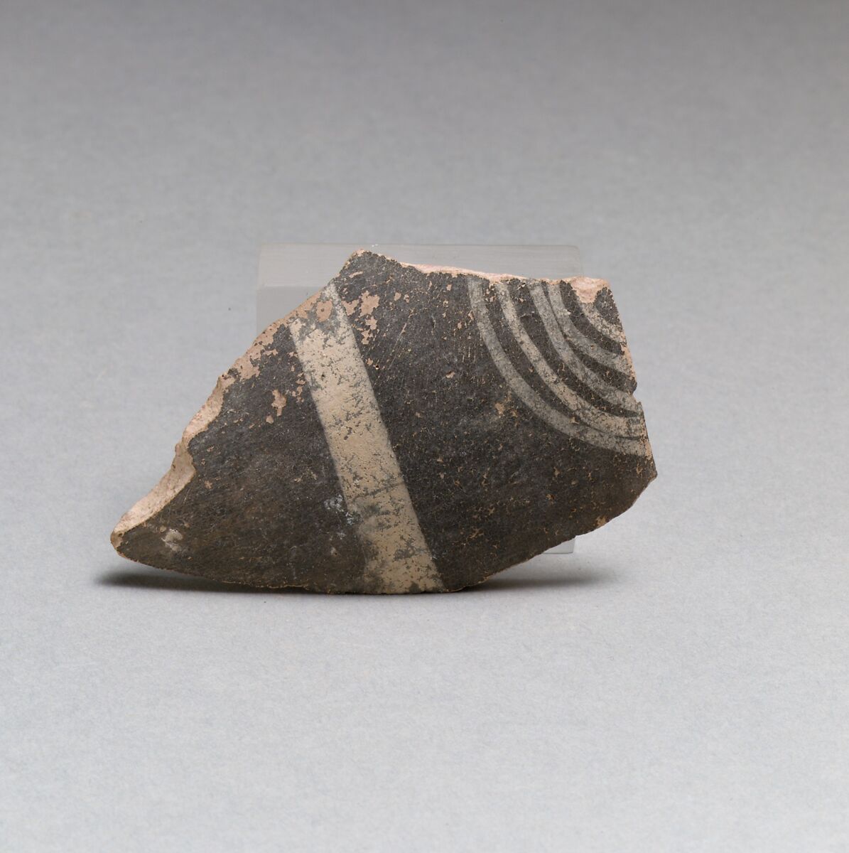 Vase fragment, Terracotta, Minoan 