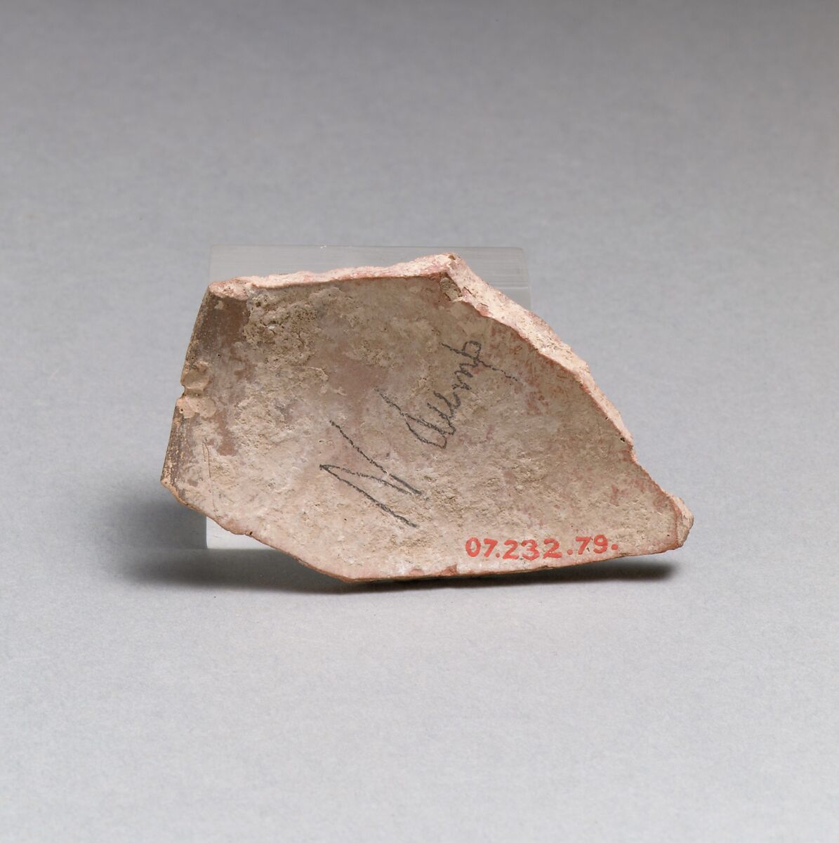 Vase fragment, Terracotta, Minoan
