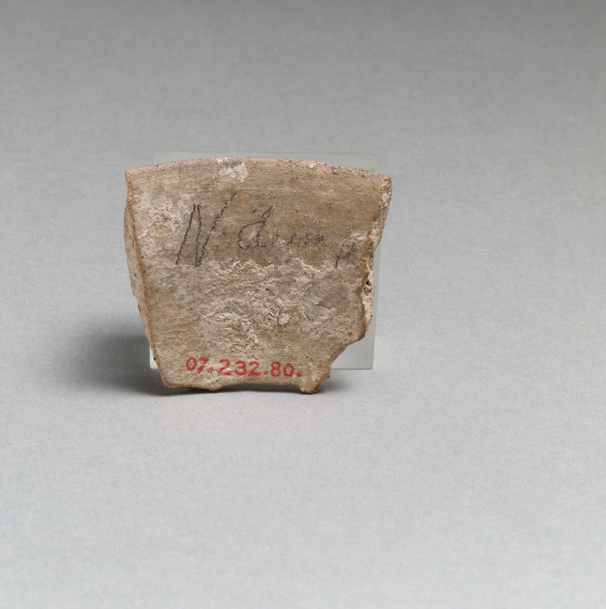 Vase fragment, Terracotta, Minoan