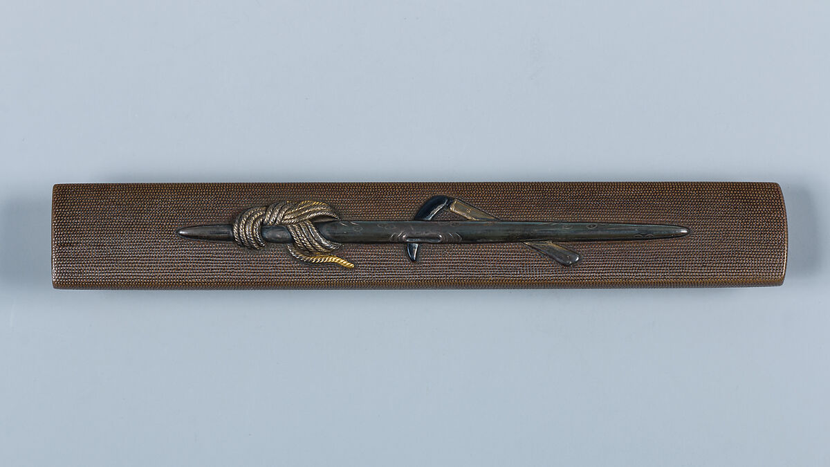 Knife Handle (Kozuka), Gotō Teijō (Mitsumasa) (Japanese, 1603–1673, ninth-generation Gotō master), Copper, gold, silver, Japanese 