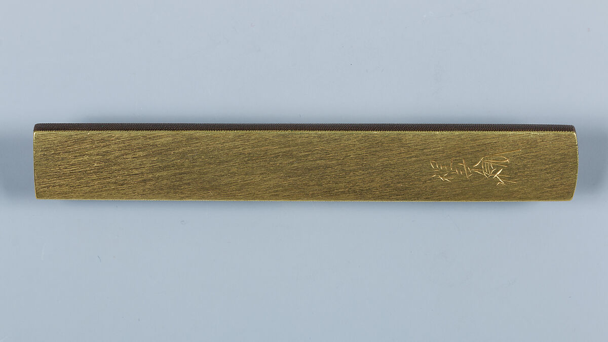 Knife Handle (Kozuka), Gotō Teijō (Mitsumasa) (Japanese, 1603–1673, ninth-generation Gotō master), Copper, gold, silver, Japanese