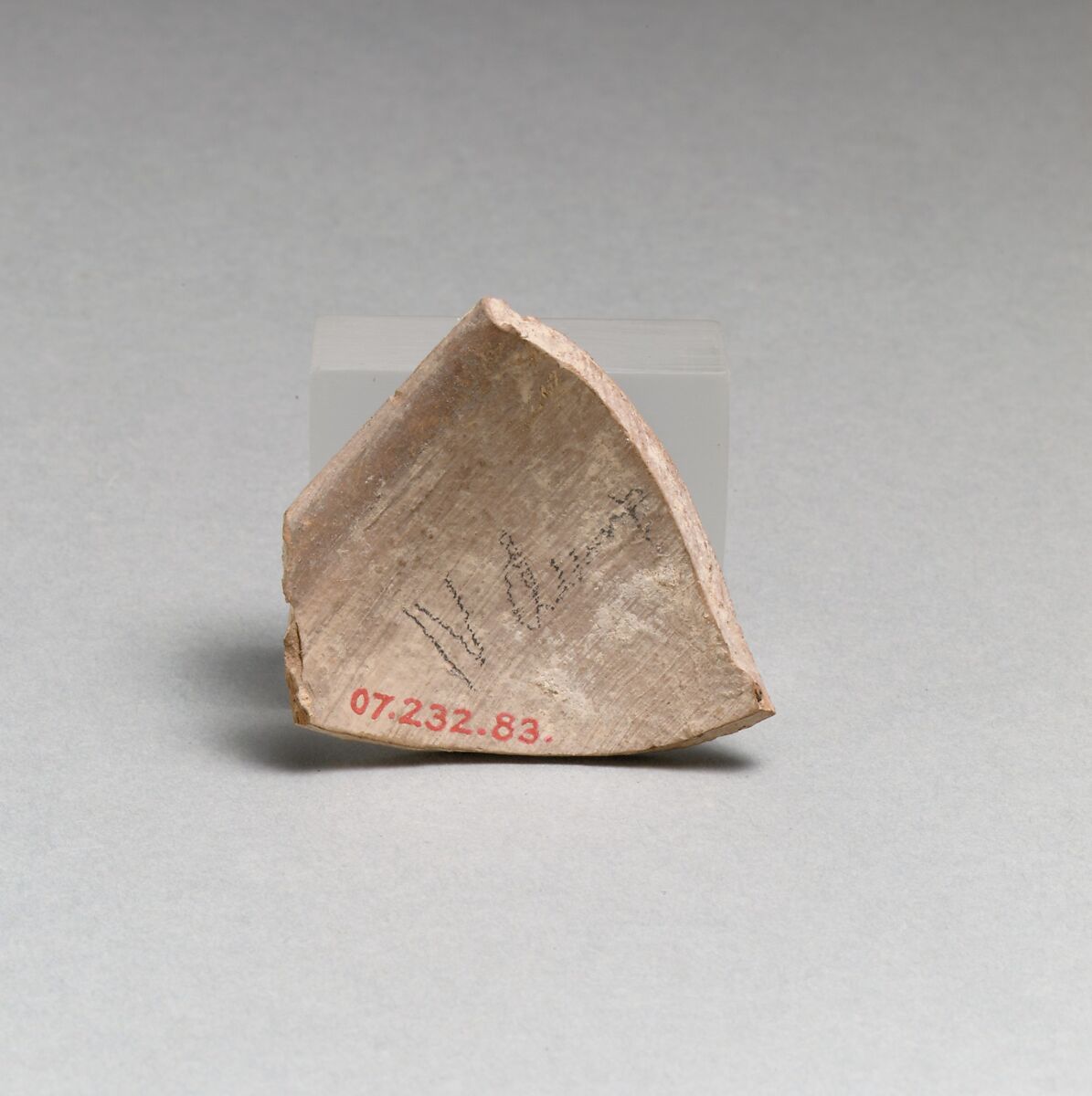 Vase fragment, Terracotta, Minoan