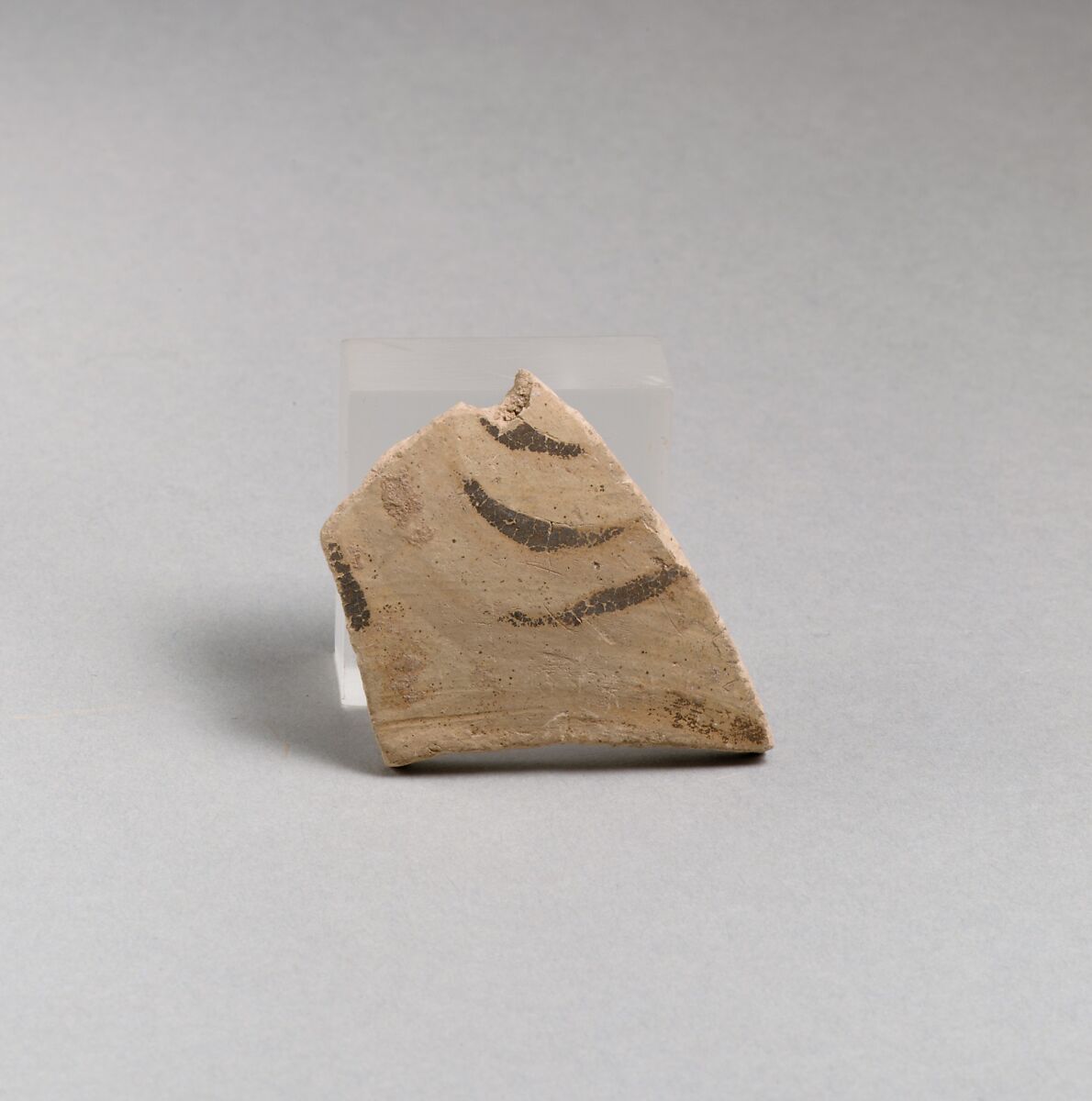 Vase fragment, Terracotta, Minoan 