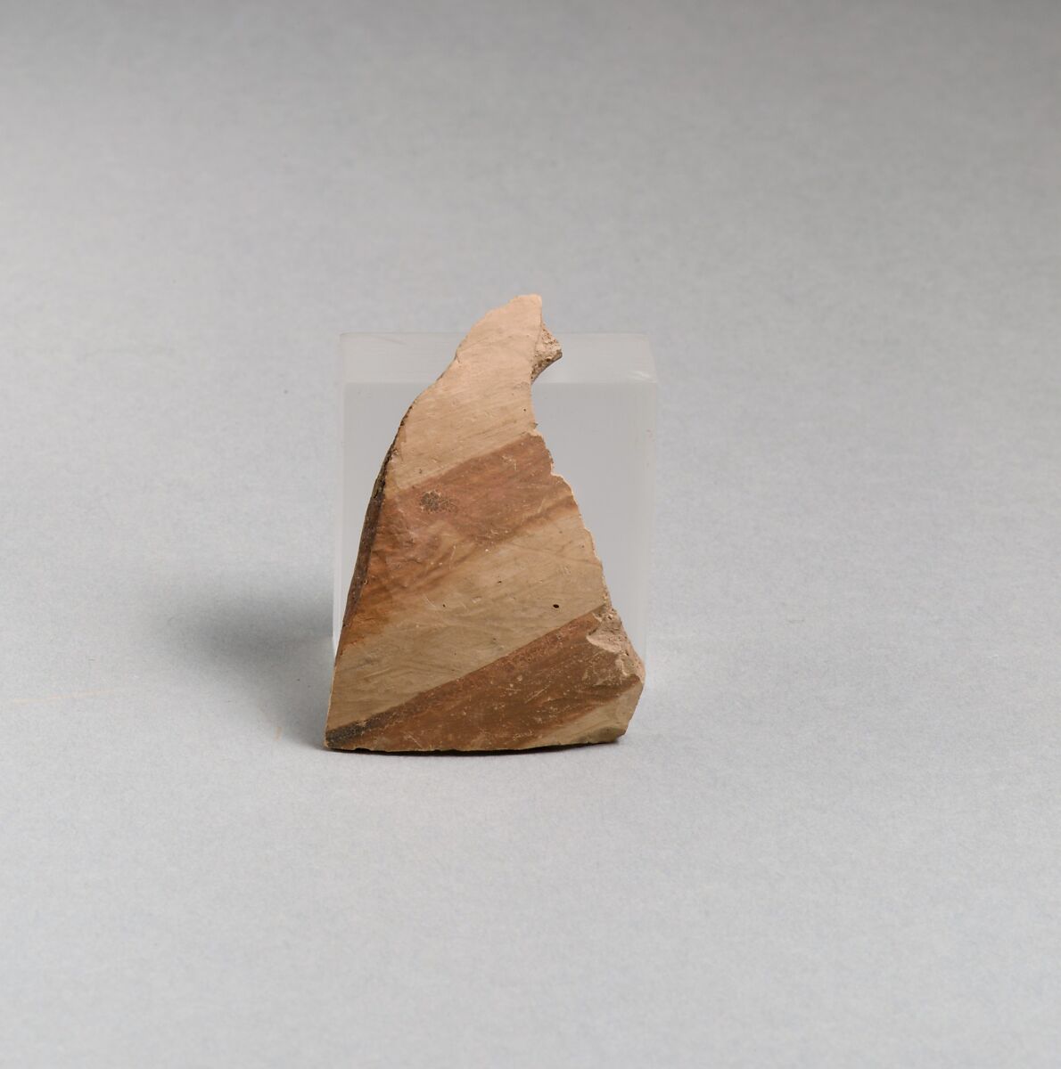 Vase fragment, Terracotta, Minoan 