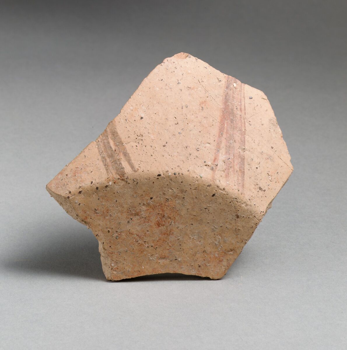 Vase fragment, Terracotta, Minoan 