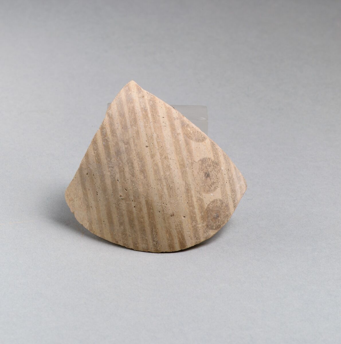 Vase fragment, Terracotta, Minoan 