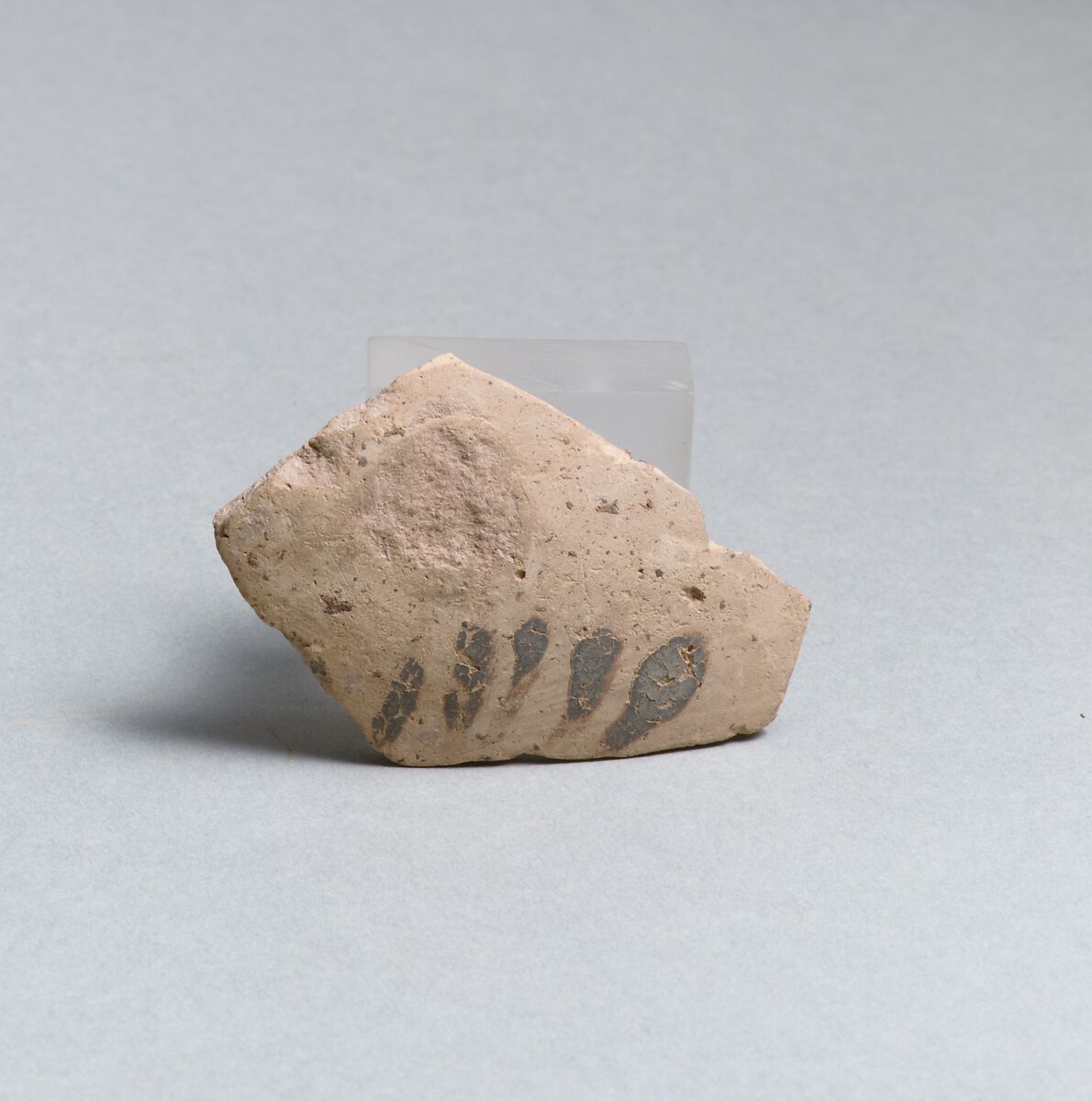 Vase fragment, Terracotta, Minoan 