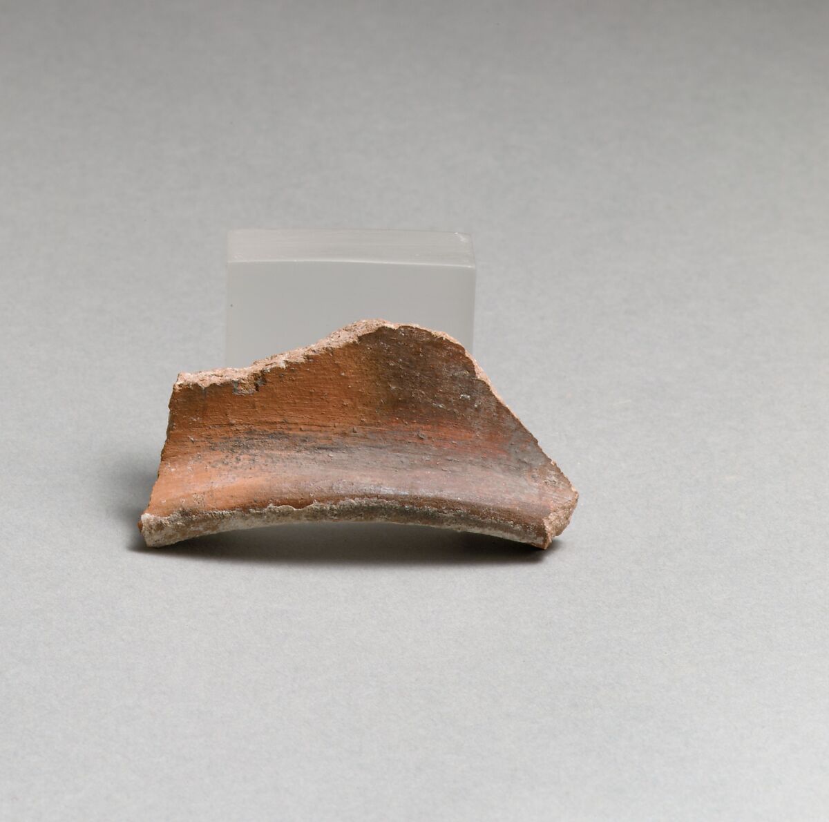 Vase fragment, Terracotta, Minoan 