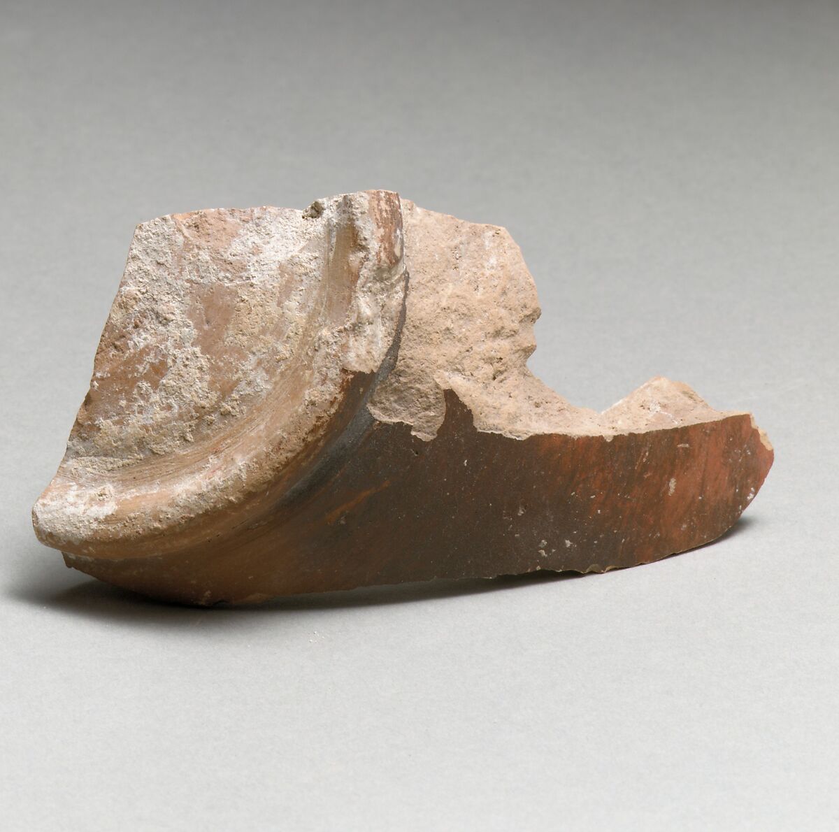 Vase fragment, Terracotta, Minoan 