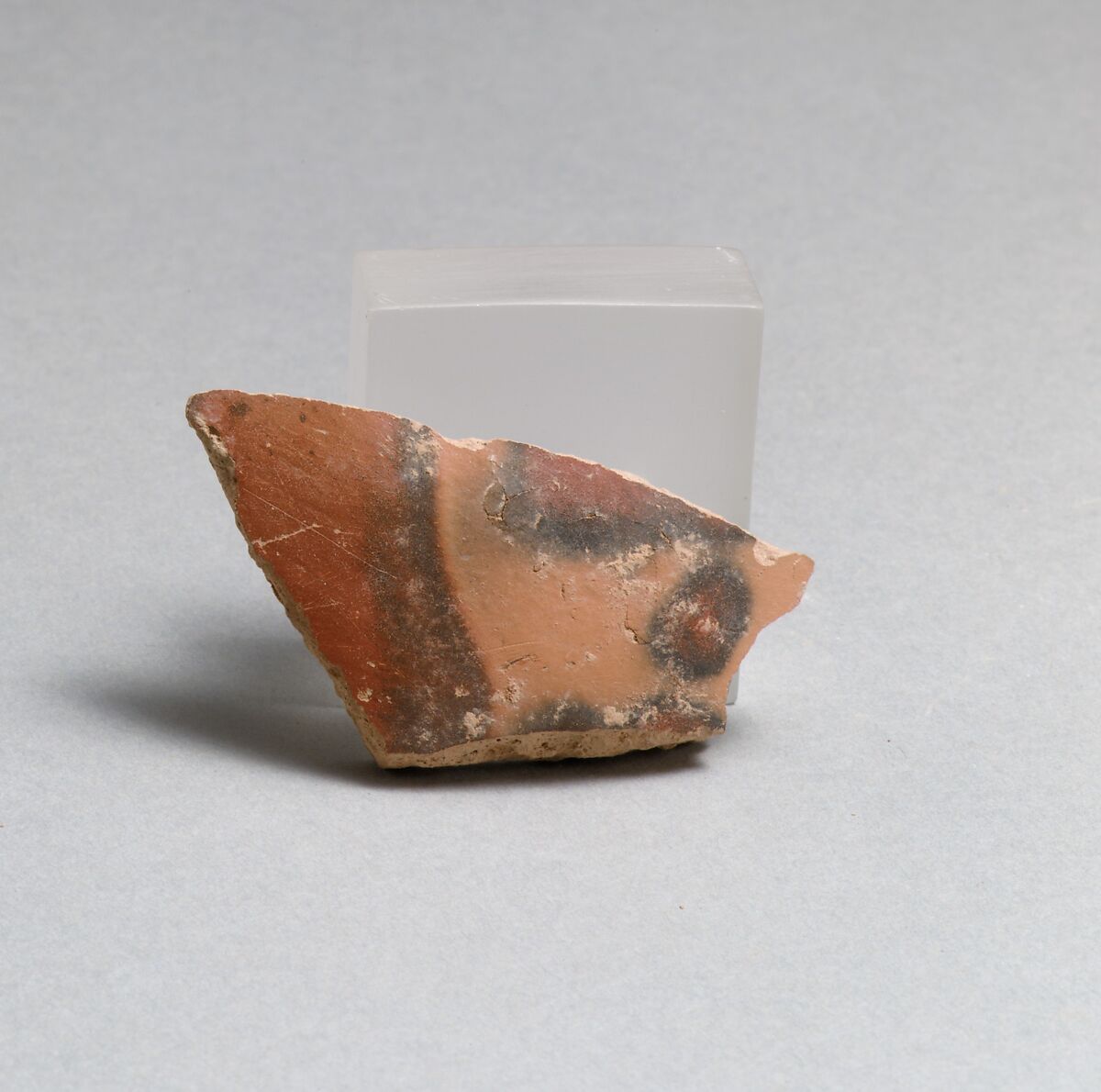 Vase fragment, Terracotta, Minoan 