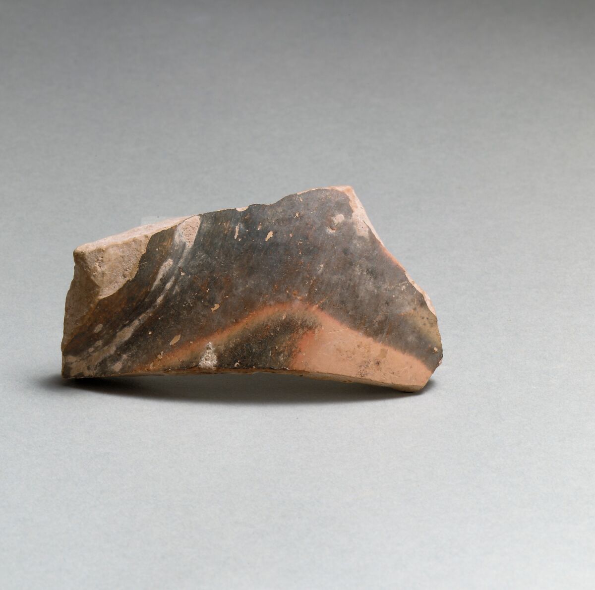 Vase fragment, Terracotta, Minoan 