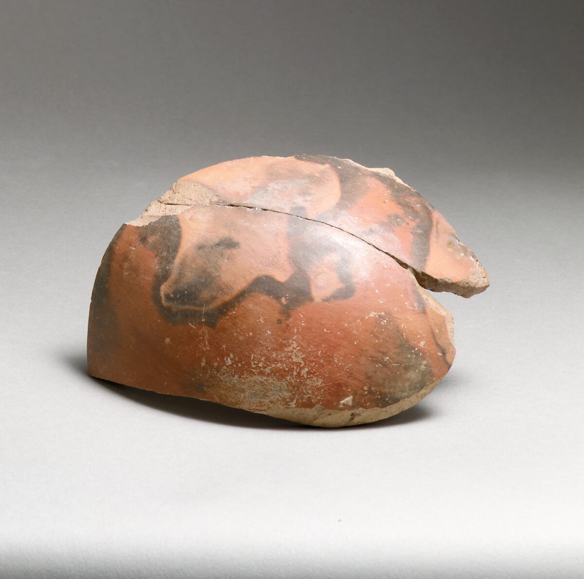 Vase fragment, Terracotta, Minoan 