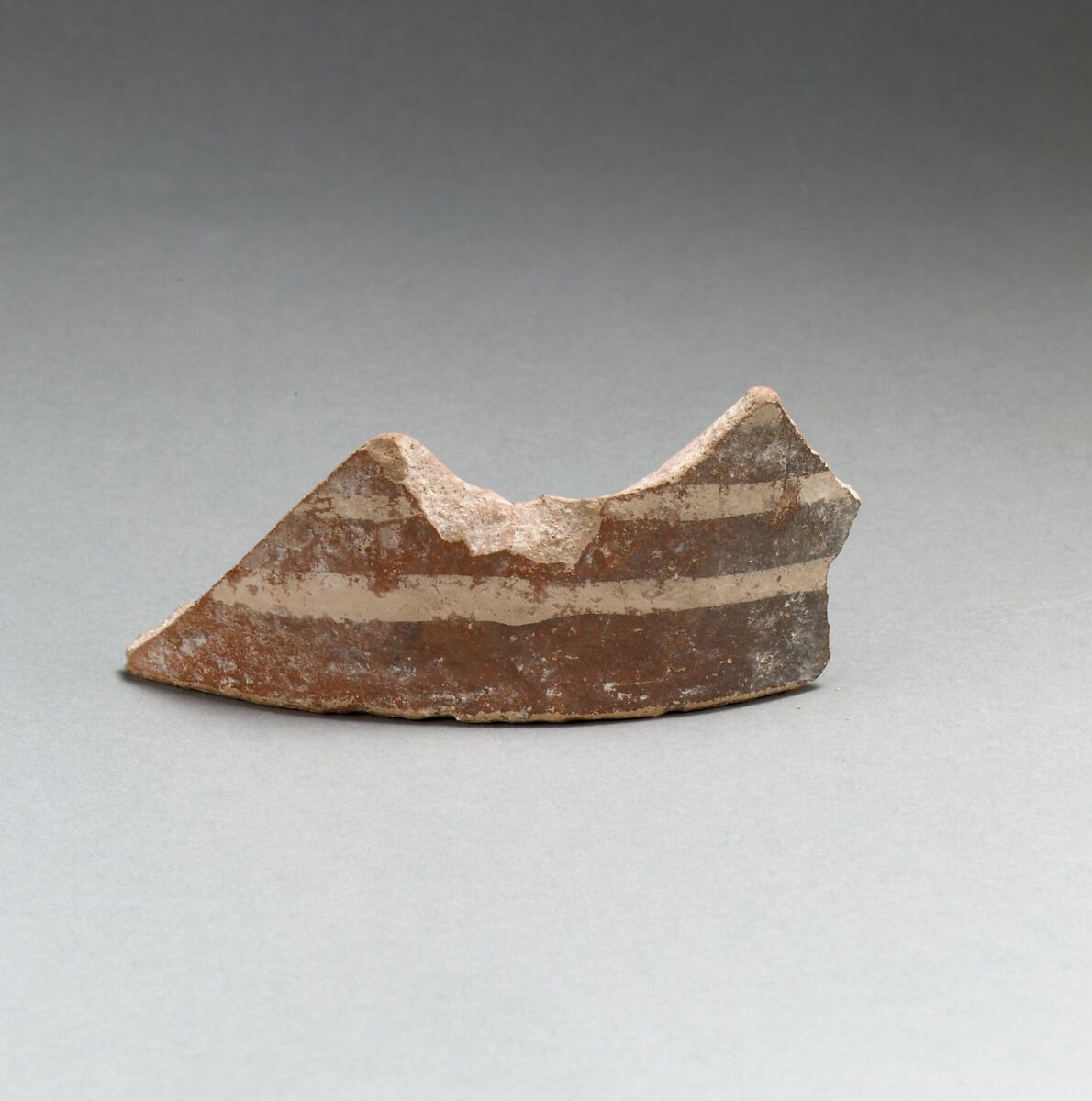 Vase fragment, Terracotta, Minoan 