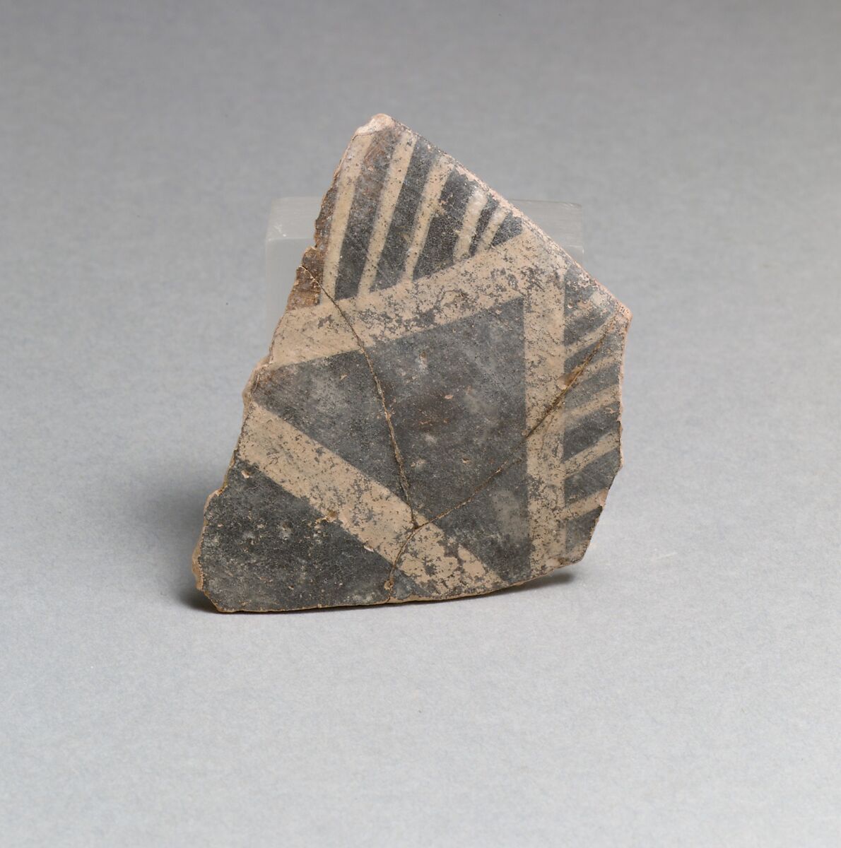 Vase fragment, Terracotta, Minoan 