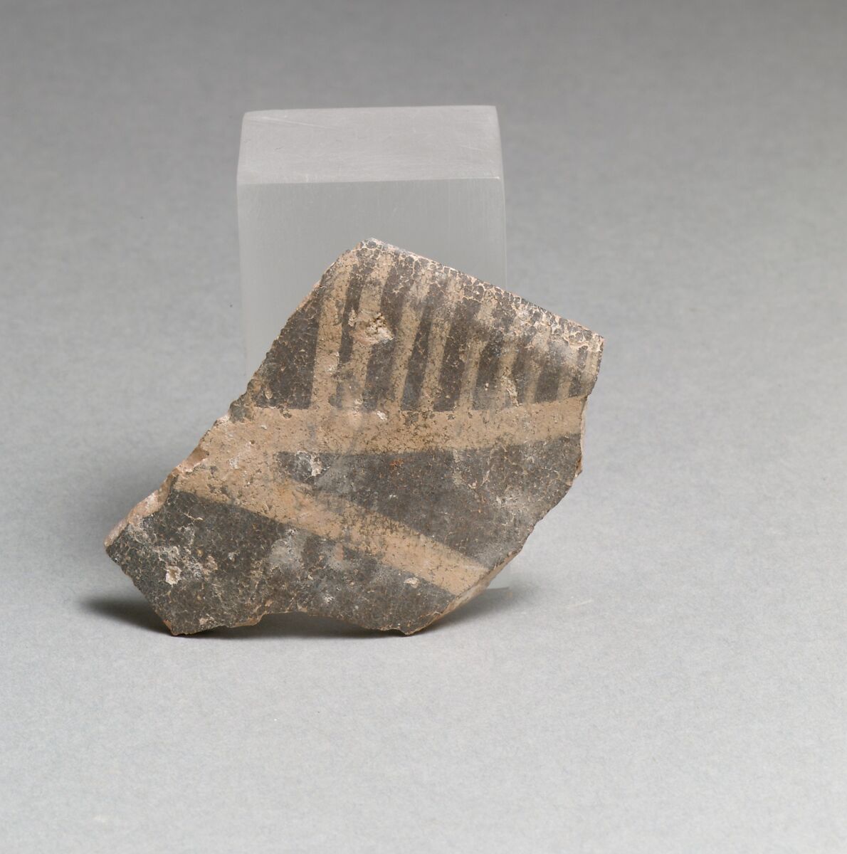 Vase fragment, Terracotta, Minoan 