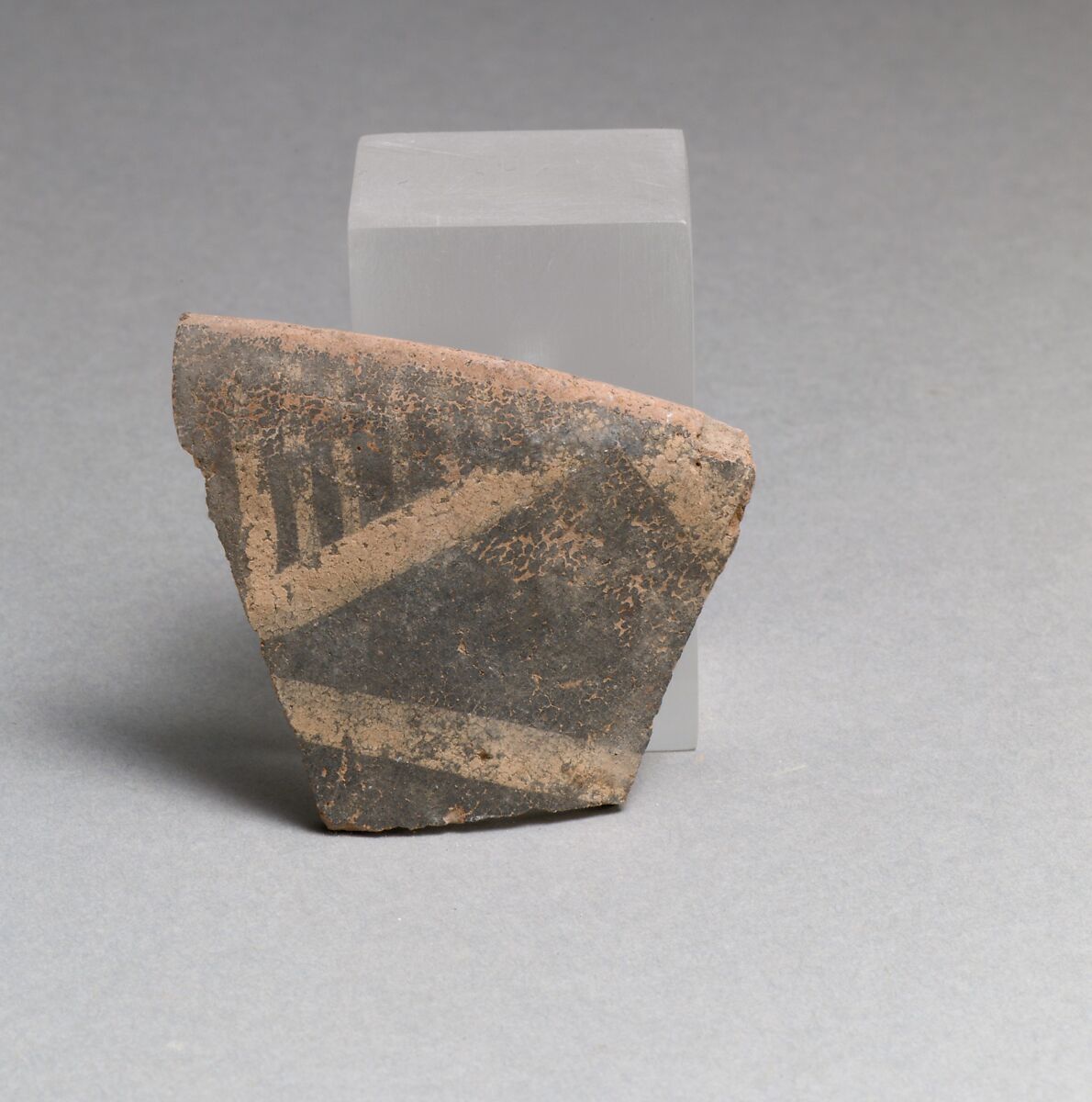 Vase fragment, Terracotta, Minoan 