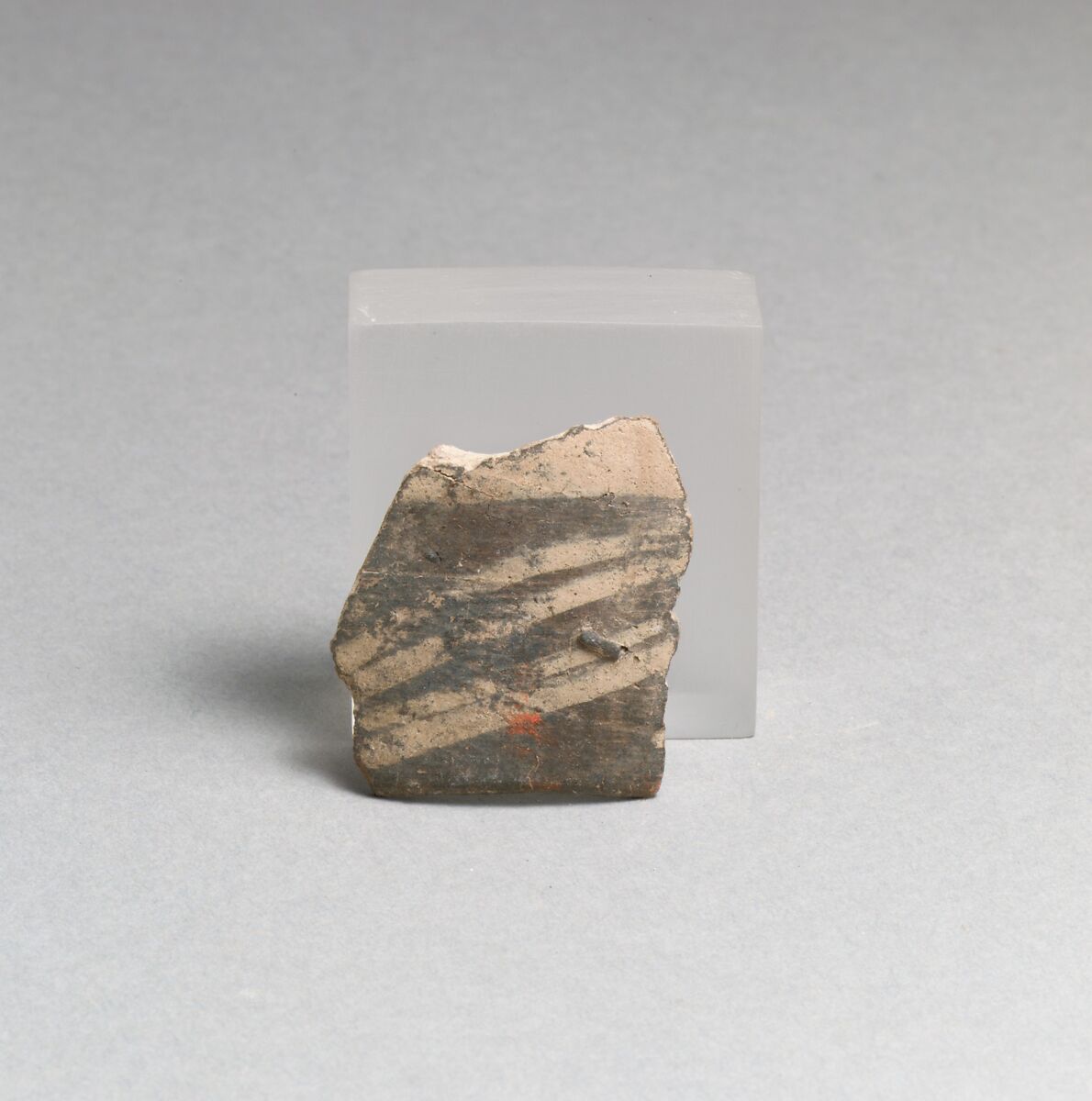 Vase fragment, Terracotta, Minoan 