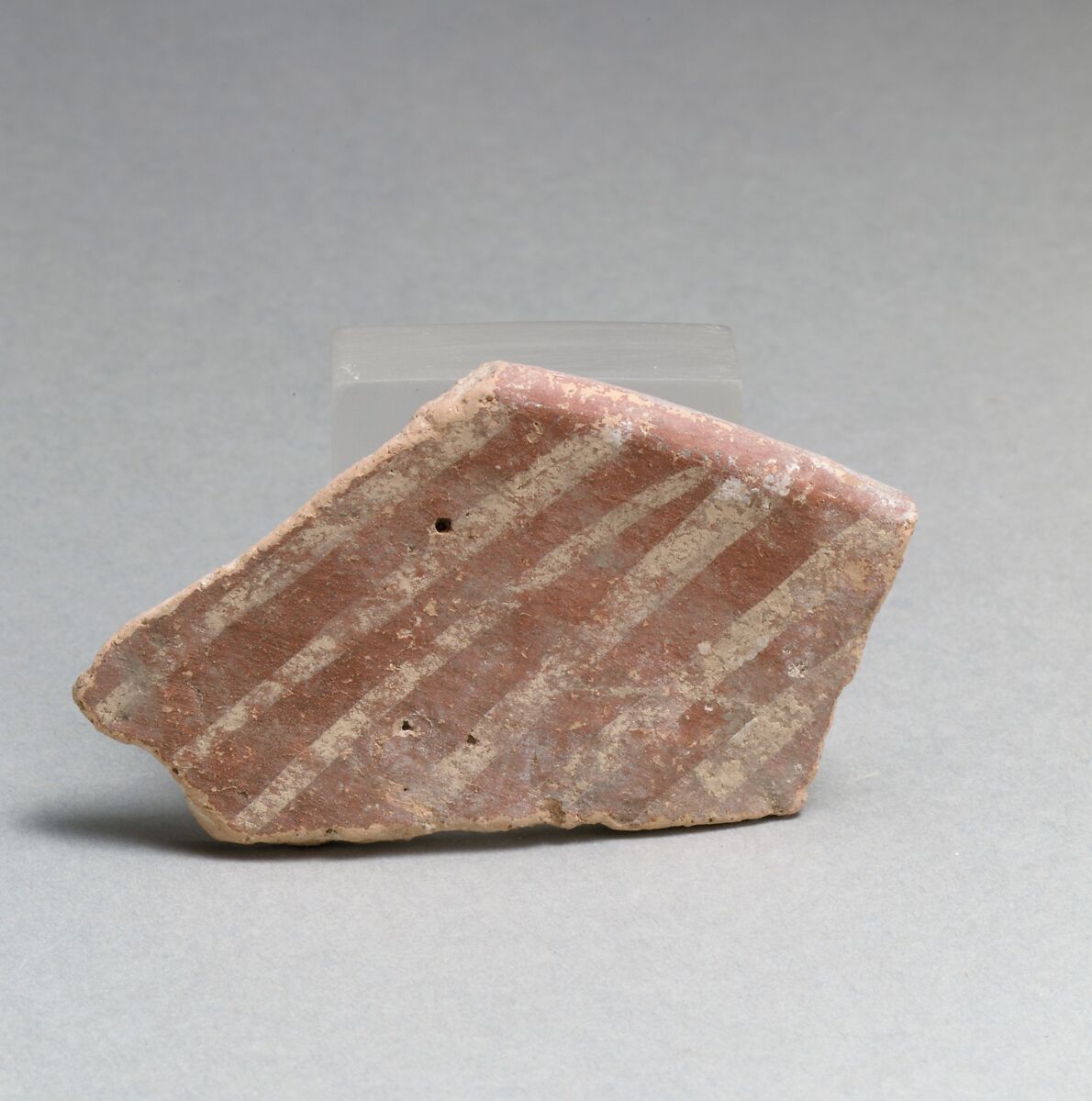 Vase fragment, Terracotta, Minoan 