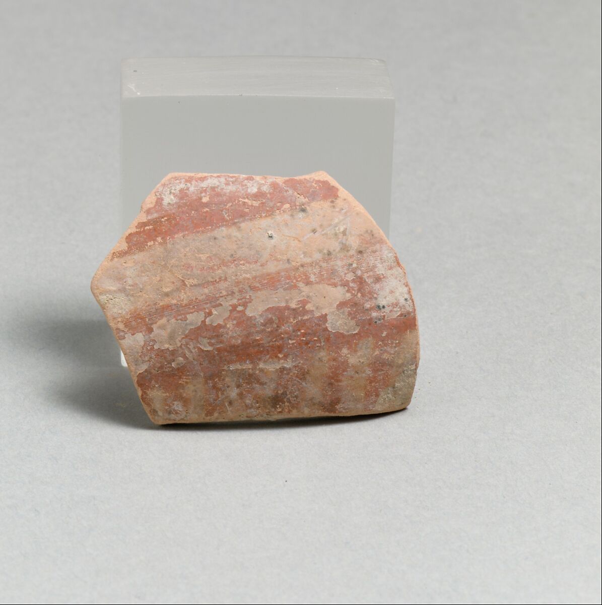 Vase fragment, Terracotta, Minoan 