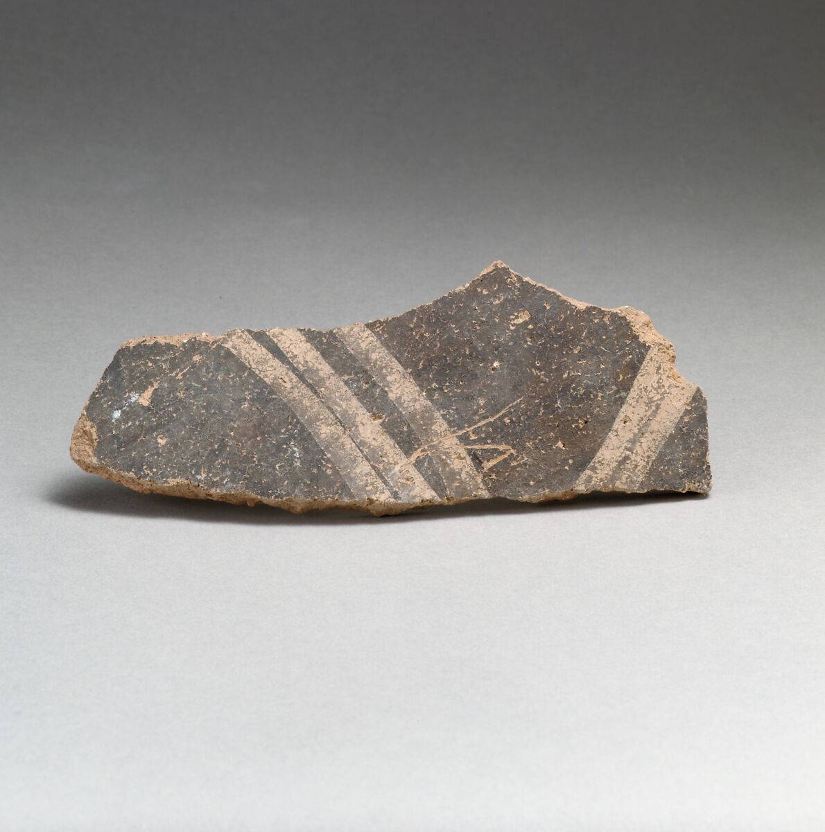 Vase fragment, Terracotta, Minoan 